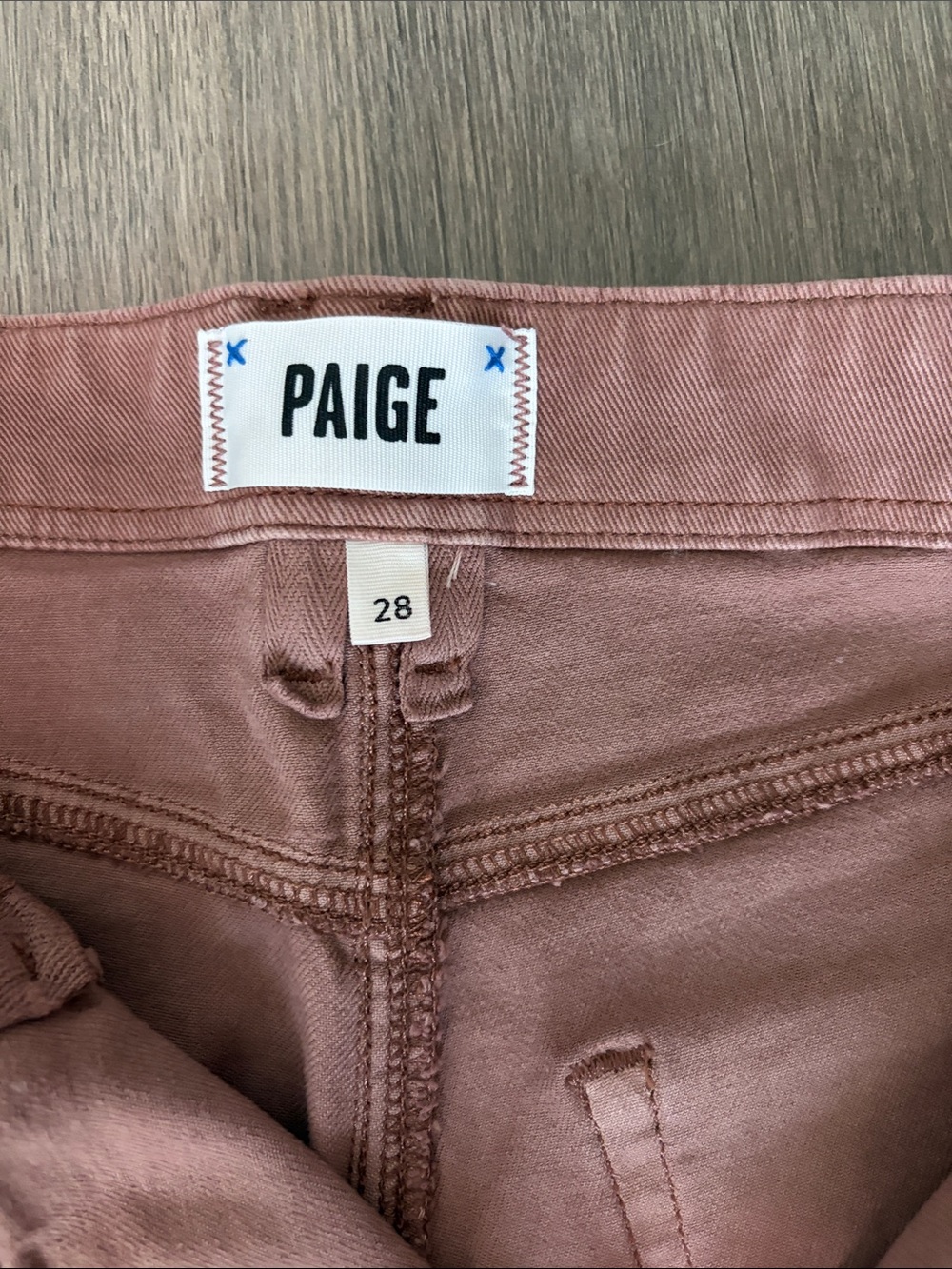 PAIGE Wide-Leg Jeans in Burnt Copper Anessa - Picture 3 of 6